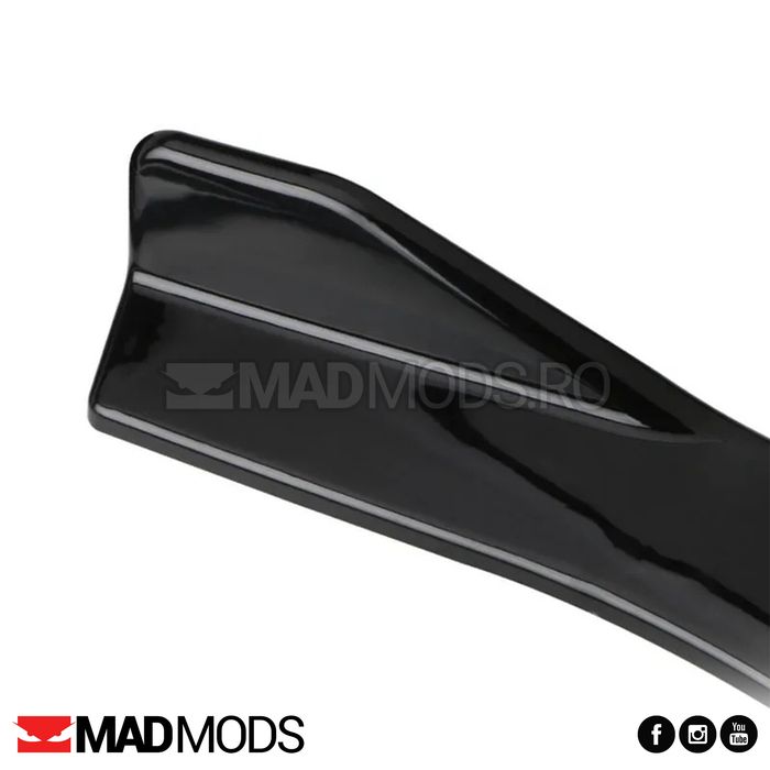 Set prelungiri laterale lip-uri negre bara fata spate BMW Audi Volkswa