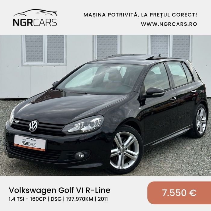 Volkswagen Golf VI R-Line 1.4 TSI 2011 DSG Individual | RATE / TRANSPORT / NUMERE