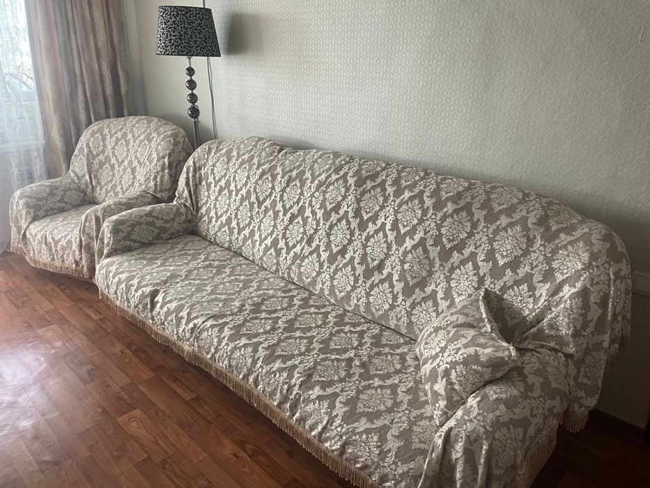 Диван раскладной с креслом