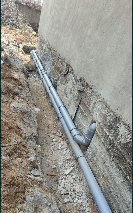 Kanalizatsiya transhiya qaziymiz betonlarni kesib chiroyli xizmat qila