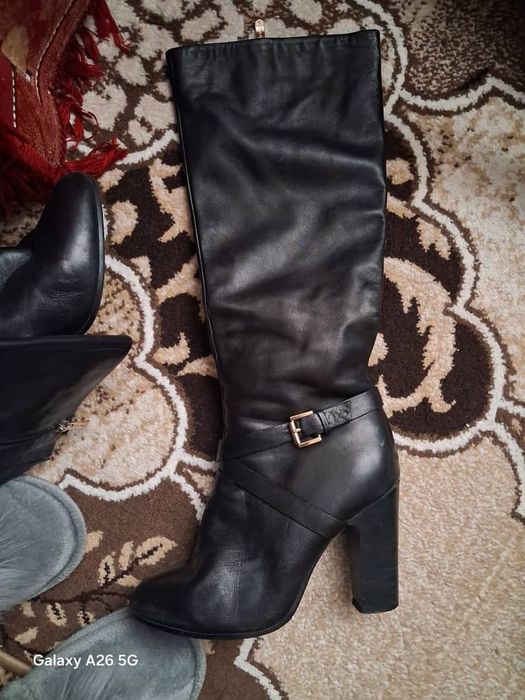 Сапожки чистые кожений