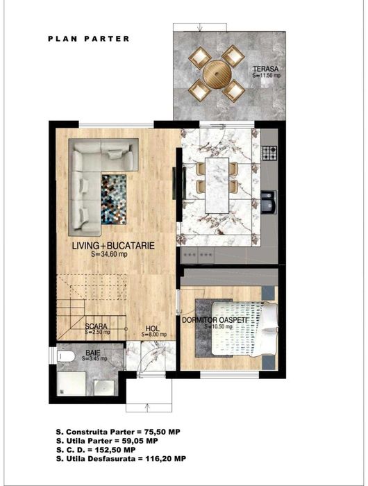 Vila individuala- Drumul Taberei -Safirului-Topaz 3 dormitoare