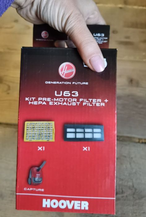Kit filtru microfibre pentru aspirator Hoover U63