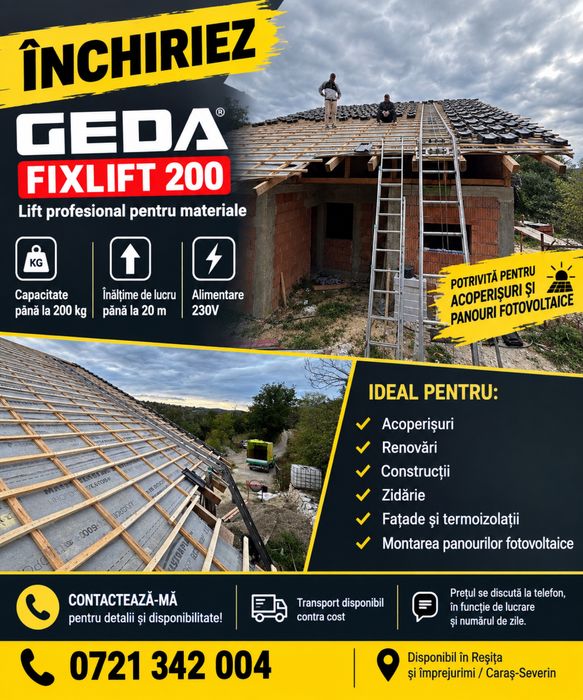 Macara lift Geda