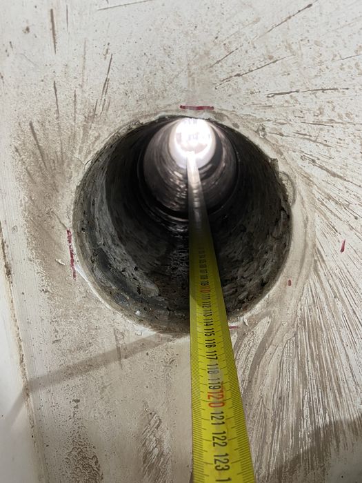 Пробиване на отвори в бетон. Диамантено пробиване.