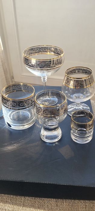 Продам рюмки и фужеры  Богесмкое стекло, Чехия