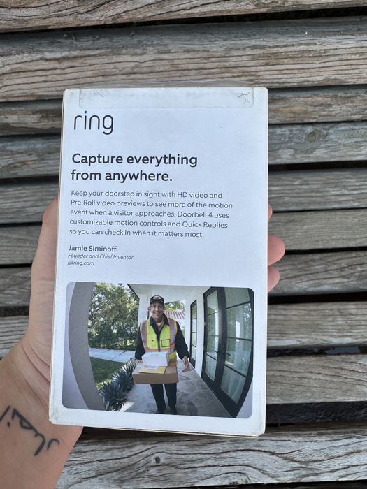 Видеозвонок Ring Doorbell 4 (новый)