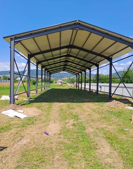 vând structura metalica 12x40x4 din profil ipe de 200