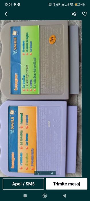 Casete joc VTECH
imagini, pret 35 lei / buc sa