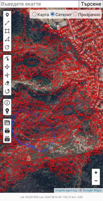 Имот по параграф 4 , 2055кв.