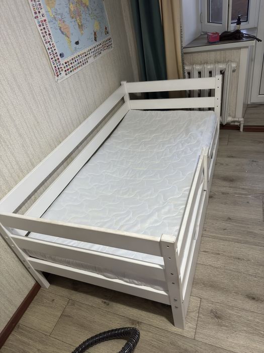 Детская кровать Софа белый