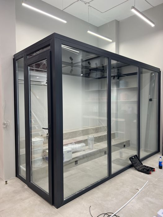 Пластиковые перегородки.Перегородка.Тамбур.Пластиковые двери.