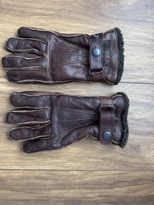 Manusi din piele imblanite stare foarte buna