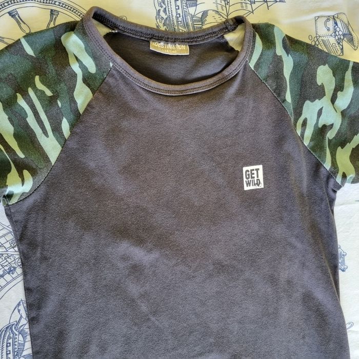 Продавам блузи с къс ръкав и син детски анцунг