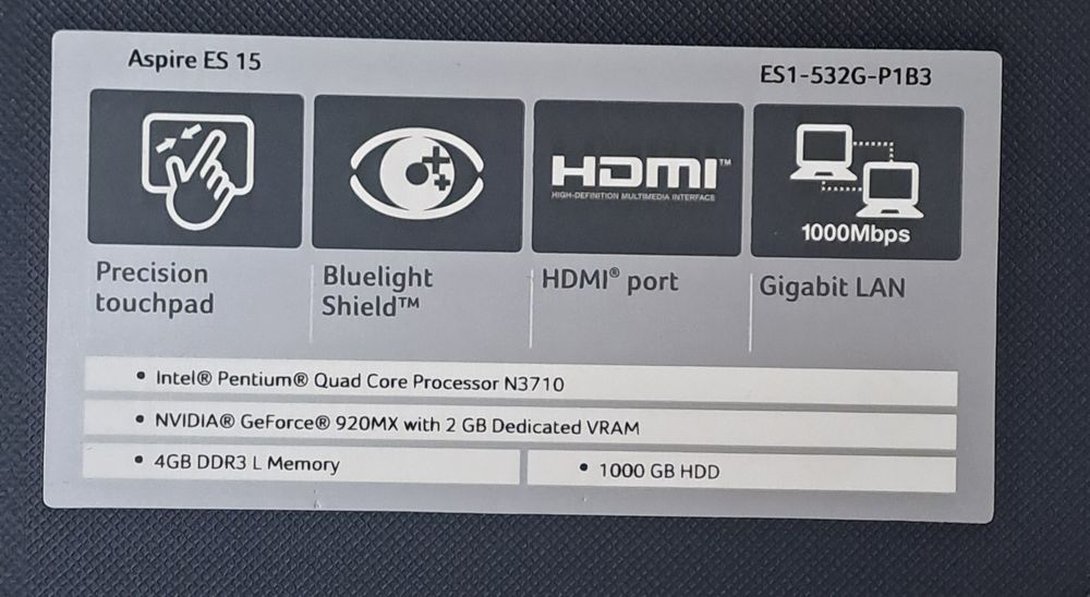 Продам Acer Aspire ES 15