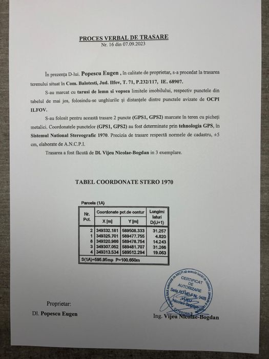 Teren balotesti Super Oferta