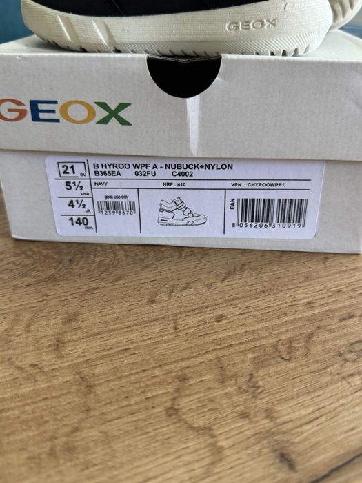 Детски половинки обувки GEOX B365EA 032FU HYROO WPF 21 размер be