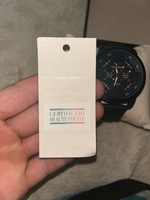 Ceas Armani in cutie si cu certificat