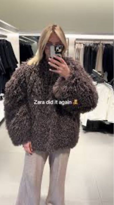 Вайръл палто Zara, размер М
