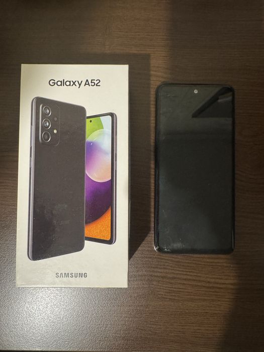Samsung Galaxy A52 черный 256GB в хорошем состоянии