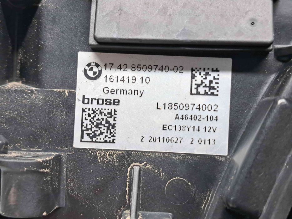Electroventilator Bmw 5 (F10) [Fabr 2011-2016] 8509740-02 2.0 N47D20 1