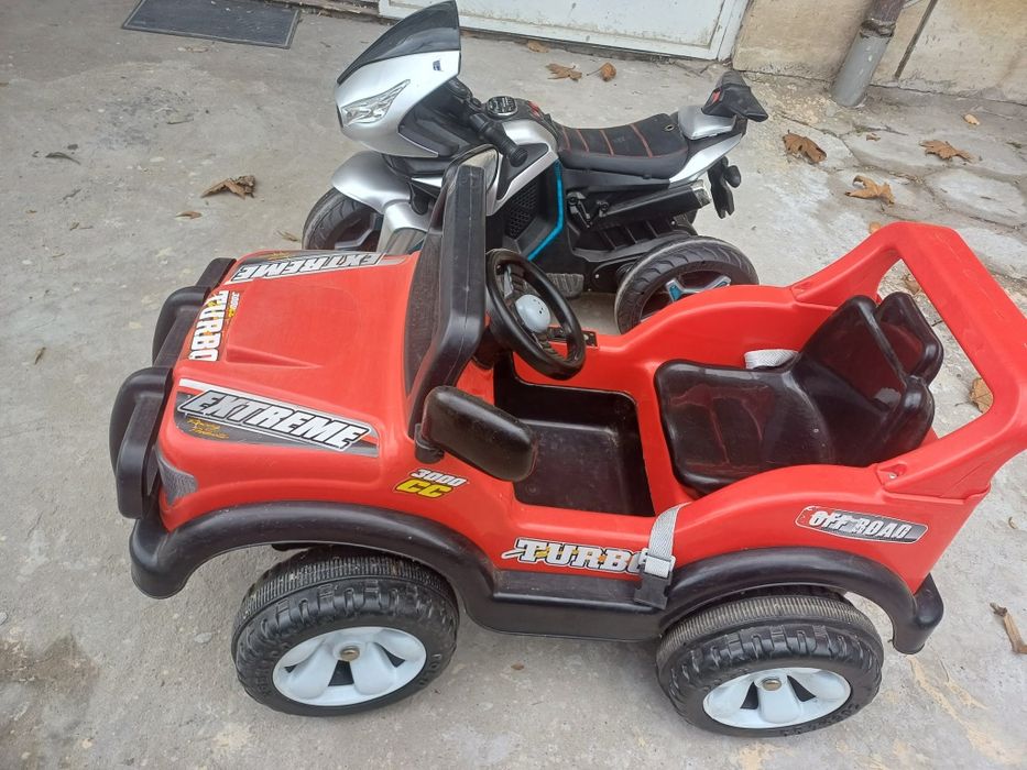 Детски електрически мотор и джип