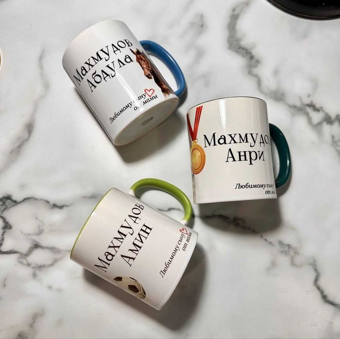 Печать на кружках, футболках и кепках