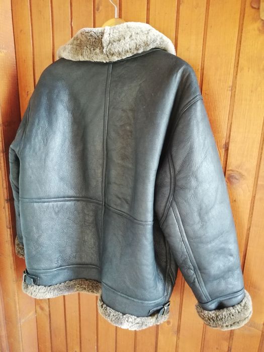 Geaca piele și blana Aviator Baxter M-L bărbați