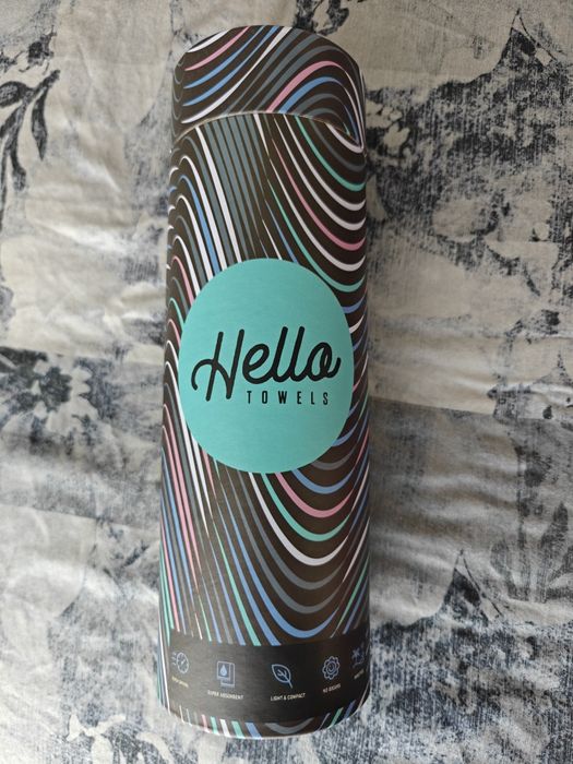 2 Памучни кърпи в кутия Hello Towels - 100 х 180см