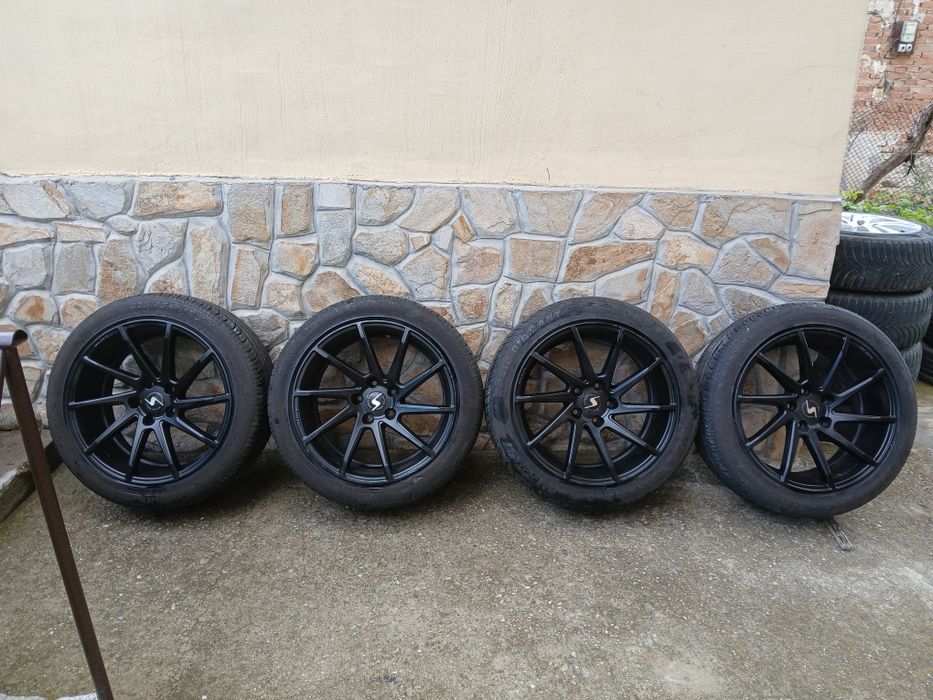Оригинални Алуминиеви джанти Vossen-CVT -18цола за Mercedes w211-212-w204-vw.passat.Golf-Audi.a3.A4-A6-5×112.Vossen-CVT
