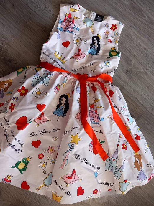 Love made love приказна детска бутикова рокля -146 см