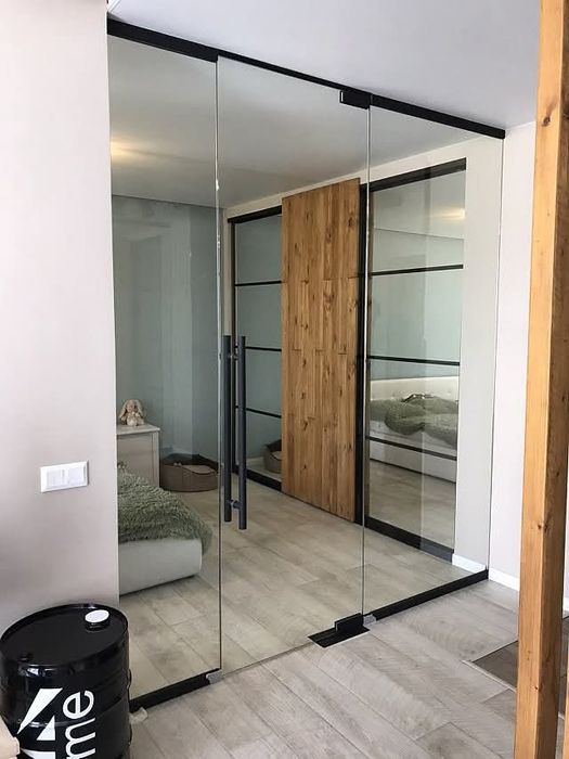 Стеклянный перегородки витражи