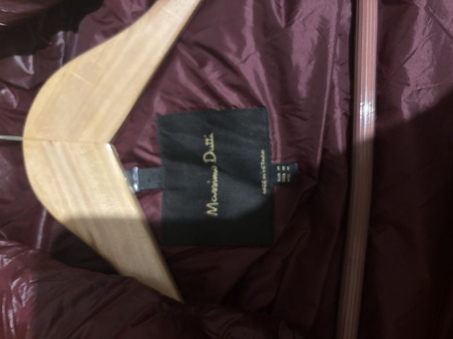 Massimo Dutti яке бардо пух