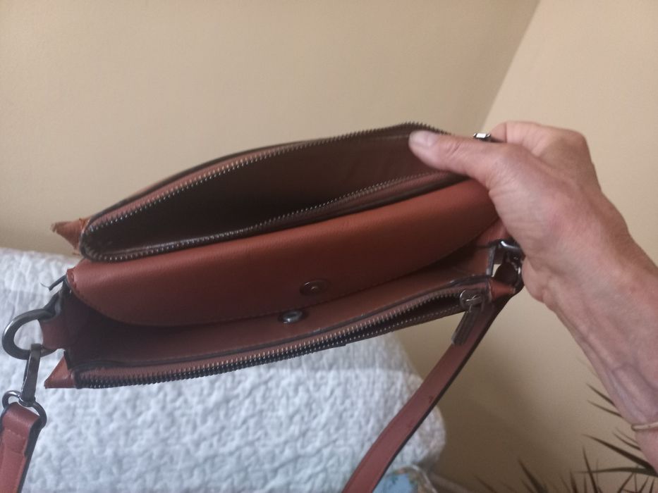 Дамска чанта за през рамо Bag to Bag – кафява / керемида