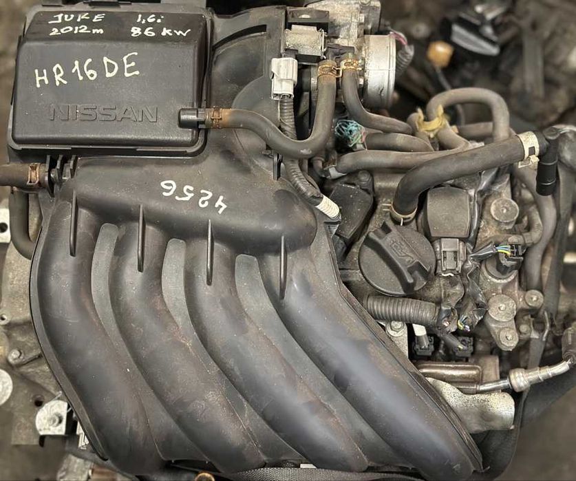 Двигатель Nissan (Ниссан) Note, Tiida 1.6 (HR16DE),в навесе, привозной