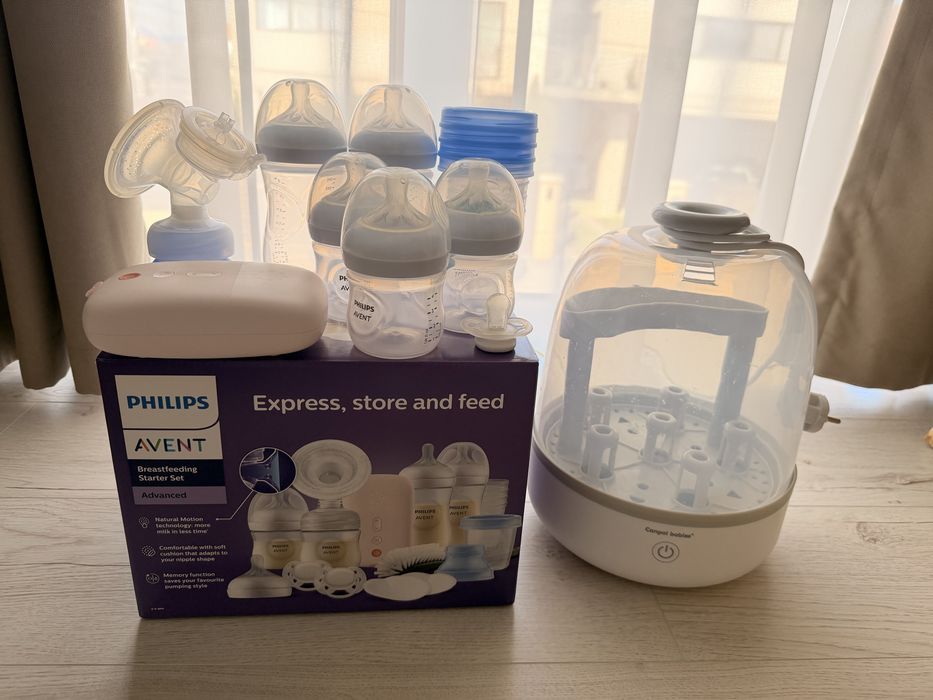 Set pentru alaptare cu pompa de san Philips Avent