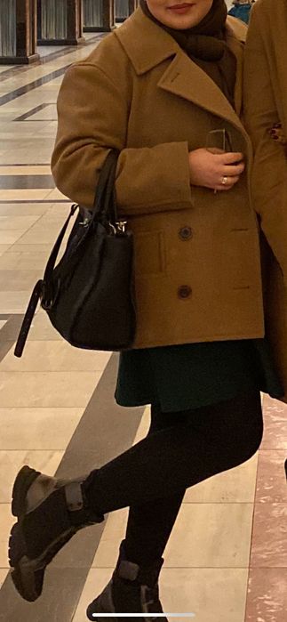 Укорочённое пальто Uniqlo (японский бренд)