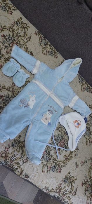 Комбинезон на осень/весну+шапочка, 3000 тнг