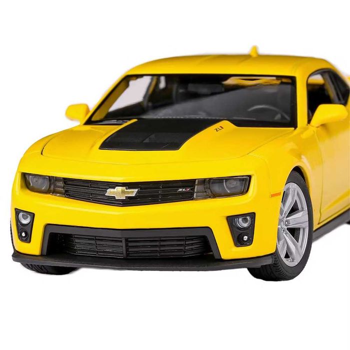 Macheta auto Chevrolet Camaro ZL1 galbena - 1:24 Welly