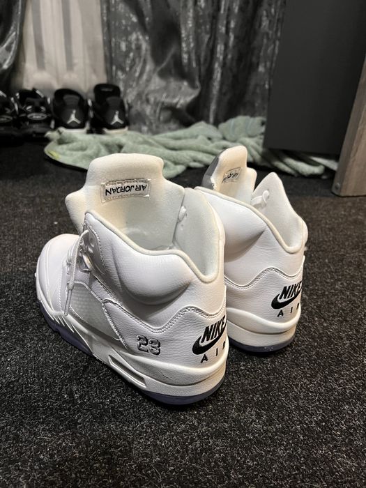 продаю Jordan 5 white кроссовки белые