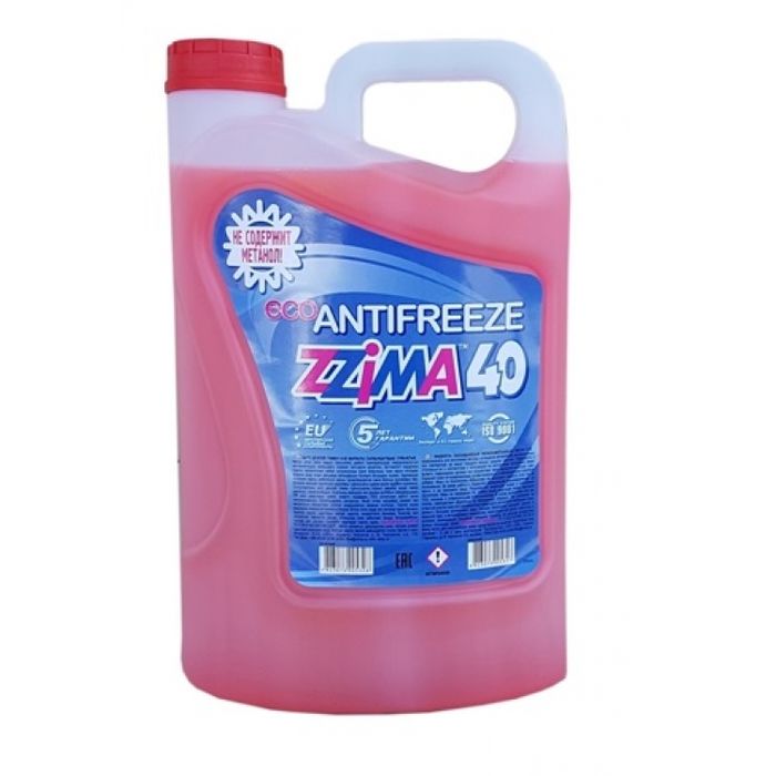 Антифриз ZZIMA -40 градуса G12 - 5 литра