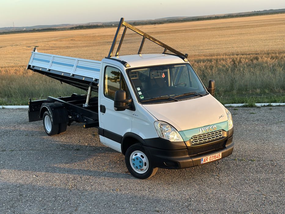 Iveco Daily 40C17 - 3.0 Diesel - 170 cai, basculabil, basculabil pe 3 parti, bena noua 4,20M, 270.000 km - an 2013, recent adus