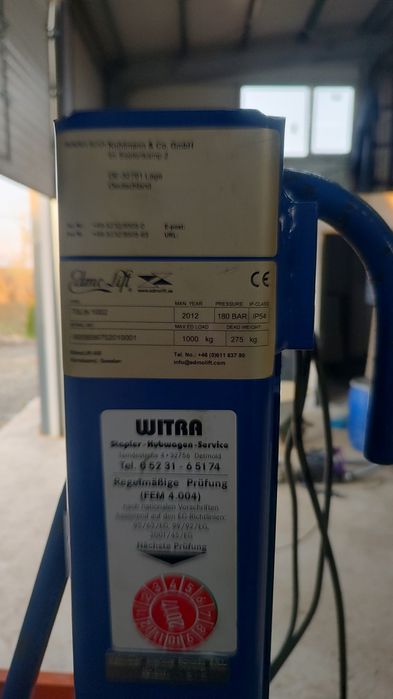 Elevator paleti cu inclinare-Edmolift/Transpalet