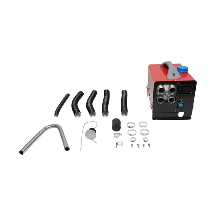 Incalzitor stationar Sirocou 12V 5KW Diesel Breckner Germany, display LCD, telecomanda 30 m, rezervor 5L, 370 x 265 x 250 mm, 7.5 kg