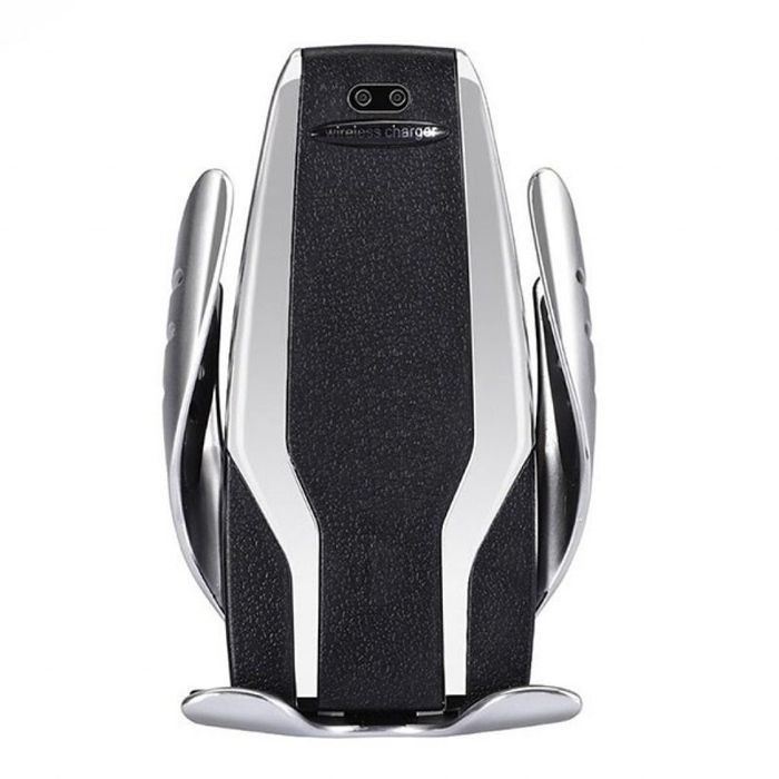 Поставка за телефон с вградено безжично зарядно за кола Smart sensor s