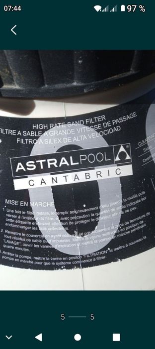 Vând filtru nisip piscina, jacuzzi, ciubăr