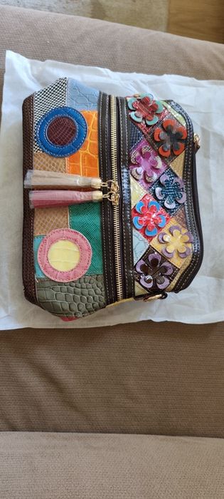 Дамска чанта от естествена кожа