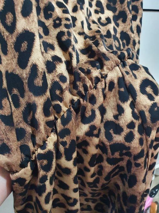 Платье туника леопард