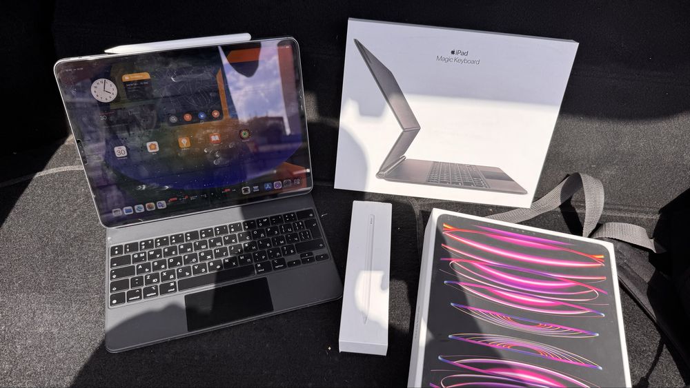 iPad Pro 12.9” M2 (6th gen) Cellular + Magic Keyboard + Apple Pencil – ПЪЛЕН КОМПЛЕКТ
