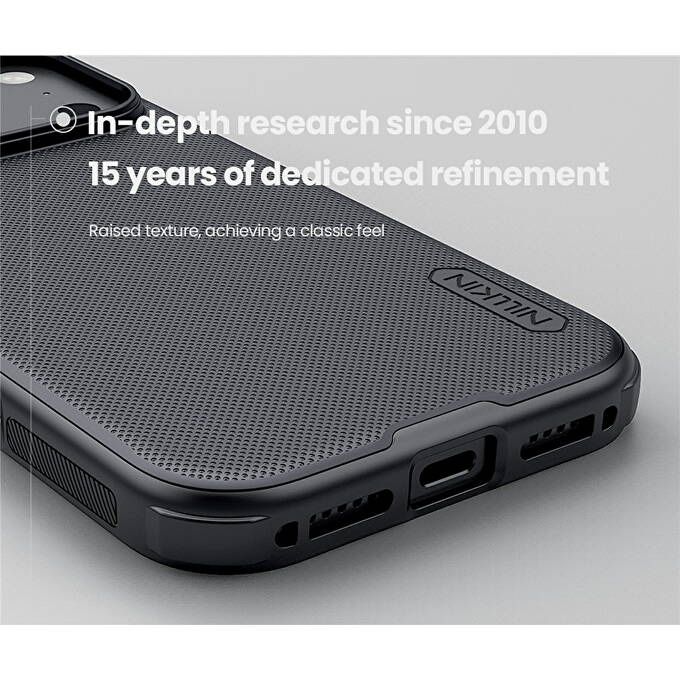 Husa iphone 17 pro 16 pro Tactical Nillkin frosted Magsafe black